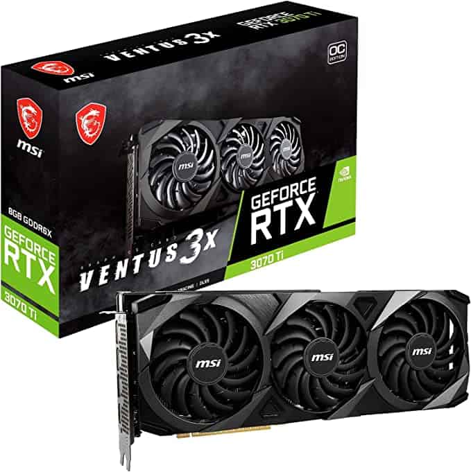 MSI Gaming GeForce RTX 3070 Ti Ventus 3X